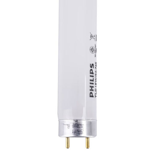 Philips (PHILIPS) T8 fluorescent tube fluorescent tube old-fashioned lamp standard TLD fluorescent lamp YZ18RR25 0.6 meters 18W white light 6500K 1 (non-LED tube)