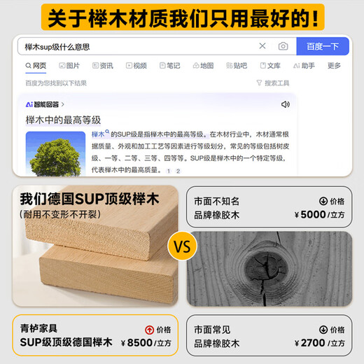 Qingju all solid wood coat rack bedroom clothes rack room storage rack high-end multi-functional new floor-standing clothes rack Heightened double-layer walnut color 118cm German imported SUP grade beech wood + door-to-door delivery