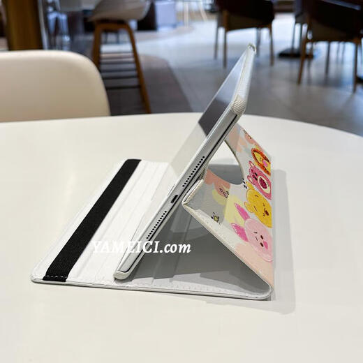 精岸草莓小熊360旋转支架皮套适用ipad10保护套10.2英寸平板壳2022新 360旋转皮套R1369草莓小熊 iPadPro2021版全面屏(11英寸)