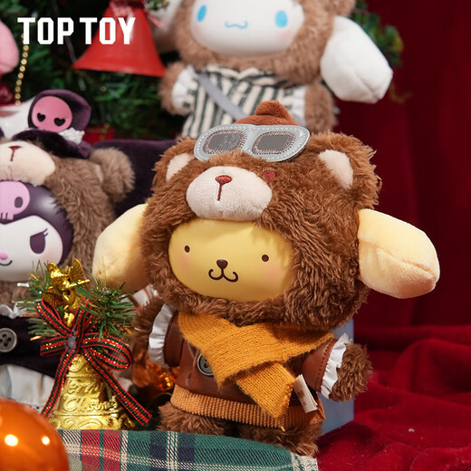 TOP TOY Sanrio British afternoon tea series plush Kulomi blind box doll children's day gift single box