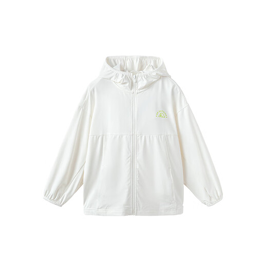 Semir children's jacket 2024 new loose, simple and versatile sun protection clothing summer boys' tops girls skin clothing off-white 10302 100