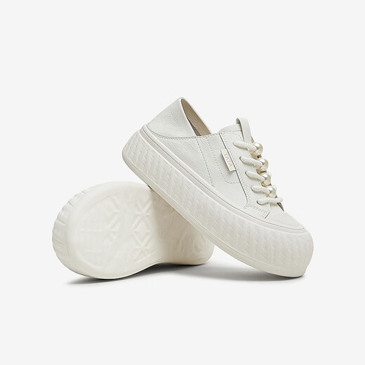Tata Casual Dicke Sohle Schuhe Frauenschuhe 2025 Sommer CT701BM5 Weiß 38