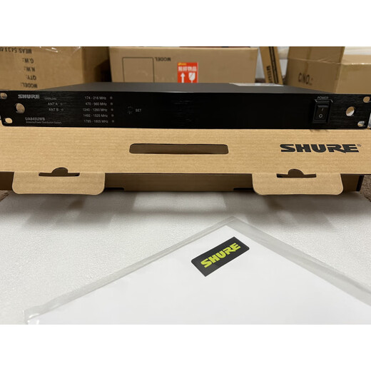 舒尔（SHURE）UA845/844天线放大器户外无线话筒接收信号功率增强器 UA844(4路)360度全指向天线
