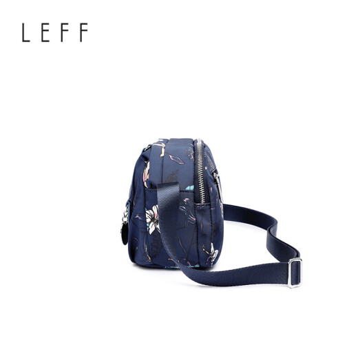 LEIF Bolso de hombro de LEIF de mujer Bolsa doble impresa en forma de doble lienzo