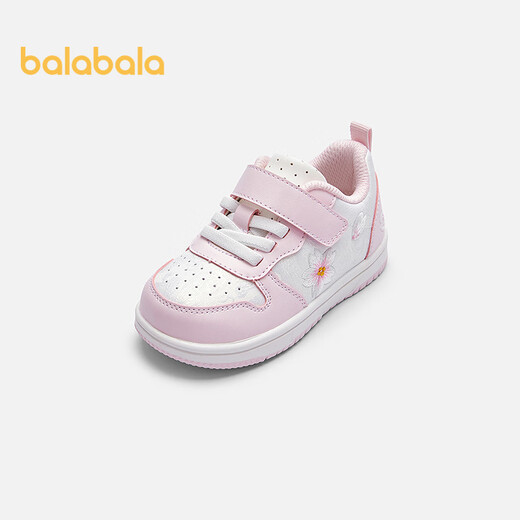 Balabala children's shoes children's toddler shoes baby shoes girls' sneakers national style embroidered 2025 spring and autumn shoes 208125145007