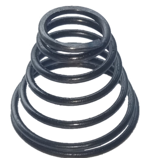 En acier en acier inoxydable en acier conique petite tour de tête type pagode à ressort à ressort à ressort personnalisé purpur laiteux blanc 5 * 3895 * 90 mm