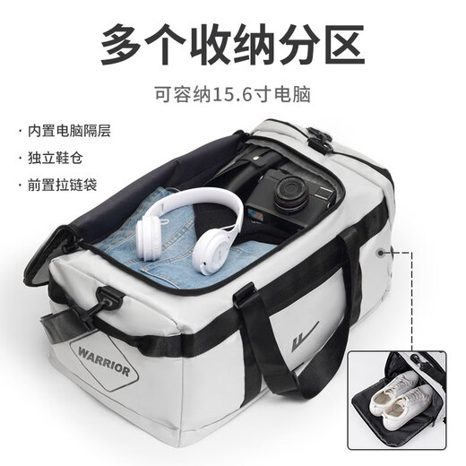 Pull back travel backpack large capacity backpack men's multifunctional school bag leisure sports travel mountaineering bag women's gray gray 70L