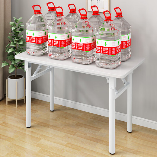 YOULEMEI Furniture YOU LEMEI computer desk desktop student simple desk home foldable desk writing desk rental room balcony makeup small table length 80 width 40 height 74cm (single layer single table)