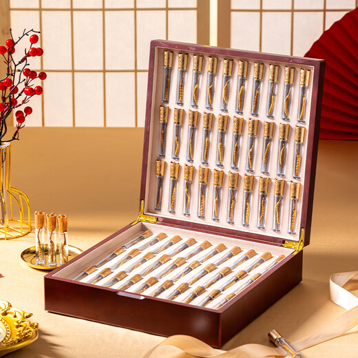 San Dikang Cordyceps sinensis, new dried Cordyceps nourishing gifts, gifts for elders, nutritional products, 3 sticks/gram, 60 sticks of crystal tube gift box