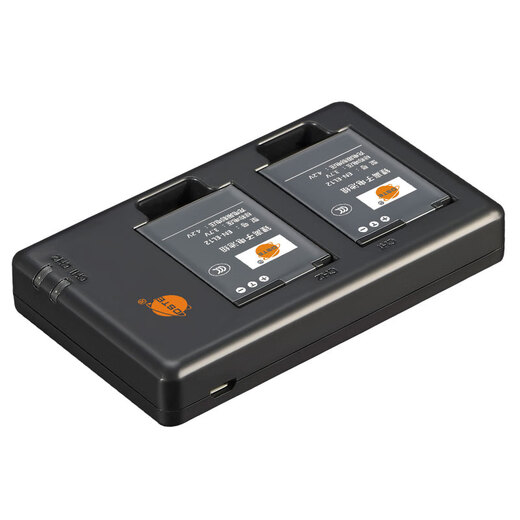 Thysent EN-EL12 Nikon S9900 W300 S800C AW130 S8200 S9500 S6200 S6300 S8100 S8000 Двойное зарядное устройство аккумулятора [два стандартных издания + плоская планшет.