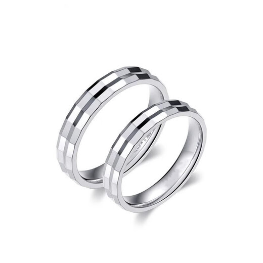 MZMZ Destined Three Lives Platinum Couple Ring PT950 Platinum Pair of Rings for Engagement and Valentine's Day for Girlfriend and Wife Local Warehouse/Next Day Delivery - Light Luxury Living Pair of Rings