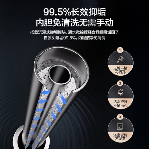 海尔（Haier）政府补贴双胆电热水器扁桶小魔盒3300变频节能无垢净水洗免清洗镁棒免更换一级能效BK3PRO升级款 60L 3300W 695短款/无垢净水洗PFQ7