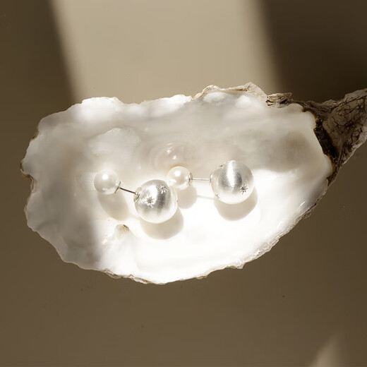 Arsis Starry Night Silk Light Star and Moon Two-Wear Earrings for Women Fashionable, Simple and Versatile Gift for Girlfriend Star and Moon Two-Wear Earrings