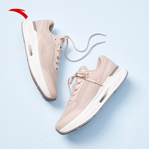ANTA Shenxing 11丨Zhang Yufei's same style comfortable cushioning sports shoes for women 2025 winter walking training shoes 122527718 Lotus root gray/paper white-4 40