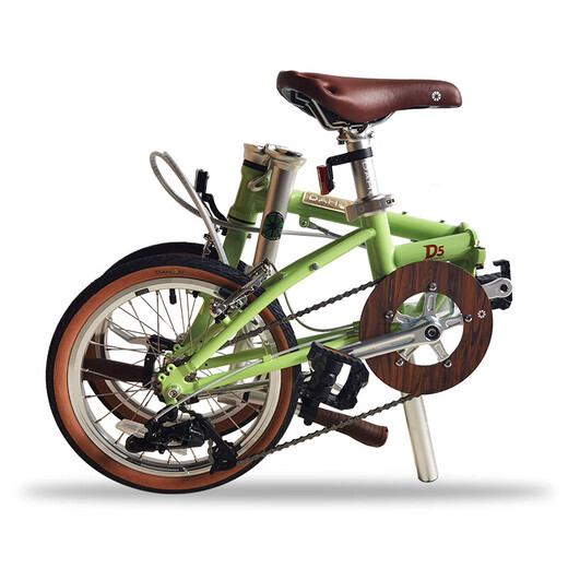 Dahon Dahon Pliage Bike rétro Bike pliant 16 pouces 5 vitesses City Mens and Women's Leisure Bike HAC653 Matcha Green