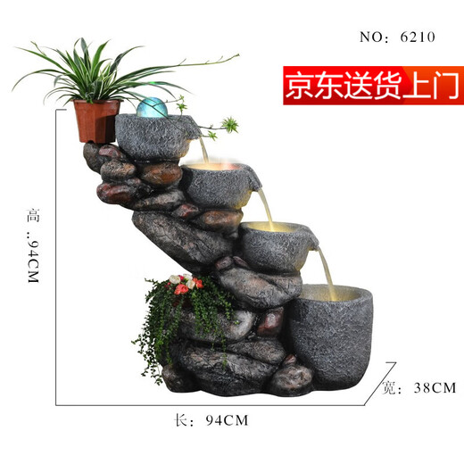 Yuanquanjia (Yuanquanjia) Шаг за шагом, чтобы поднять сельскую местность, текущая вода для водного пруда