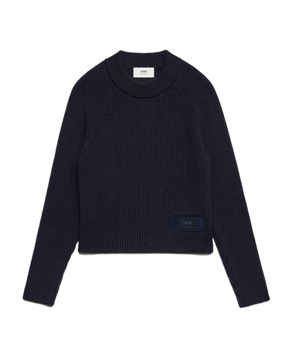 Ami Paris 23FW 圆领长袖毛衣 女士 图色FKS024KN0031 20 |    S