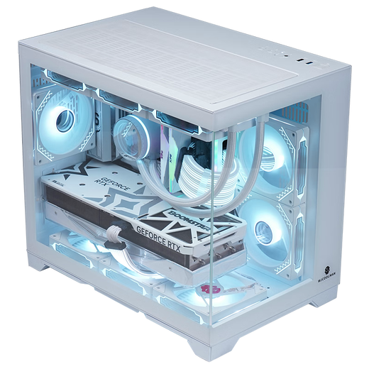 ASUS i5 14600K/U7 265K/AMD Ryzen 7800X3D/9800X3D cardless barebone system transition machine assembly computer DIY white desktop complete machine AI game console R5 9600X+32G 1TB cardless transition machine configuration three