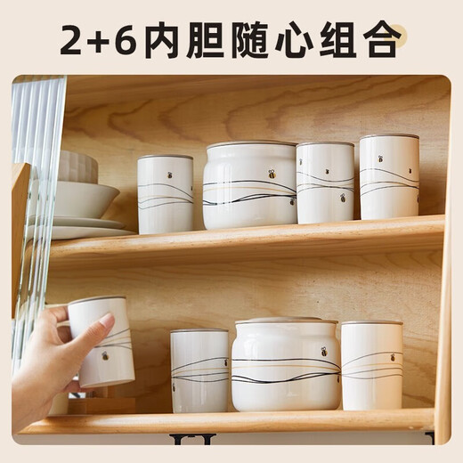 小熊（Bear）酸奶机 家用全自动定时自制米酒机泡菜机 送陶瓷6分杯 微电脑智控免看管