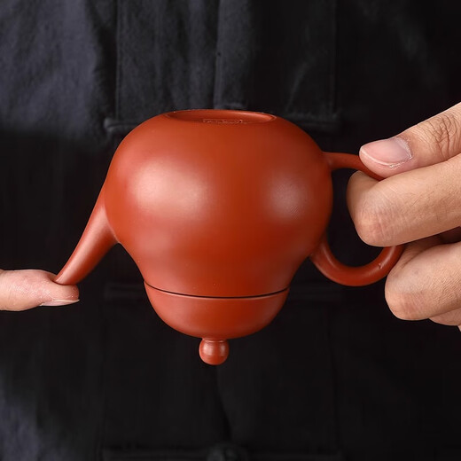 Yipin Gongfang Chaozhou hand-drawn pot Dahongpao Zhuni pear pot household Kungfu tea set for making oolong tea Phoenix single-conong teapot single pot Xiao Gaoli