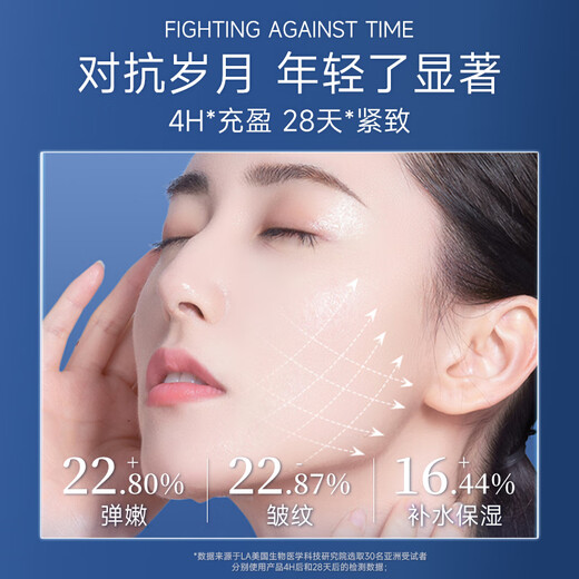 LA美国玻尿酸面膜抗皱紧致衰老补水女男士提拉胶原蛋白法令纹抬头纹 川字纹去除消除神i器【买2送 1】