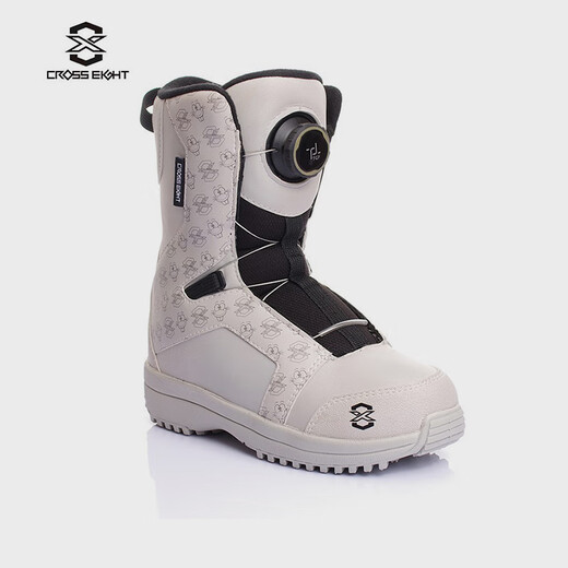 Chuangjingyixuan Schneeschuhe Schneeschuhe Kinder-Skischuhe Kanada X8 Snowboardschuhe Einstiegs-Snowboardstiefel BOA Schwarz 19,5/30,5