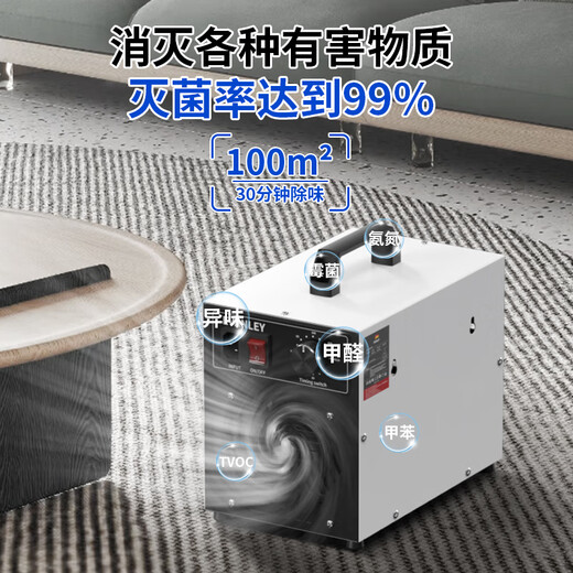 EVANLEY German ozone generator disinfection machine vehicle-mounted industrial household mite removal formaldehyde removal car farm deodorization sterilization machine air purifier upgrade 20g/h (300 square meters)