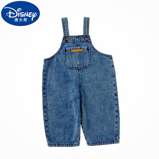 G.DUCKKIDS boys' overalls jeans girls simple children's autumn pants 2025 new baby spring and autumn long pants trend K60-blue overalls () 120 suitable height 110-120cm age 6-7 years old