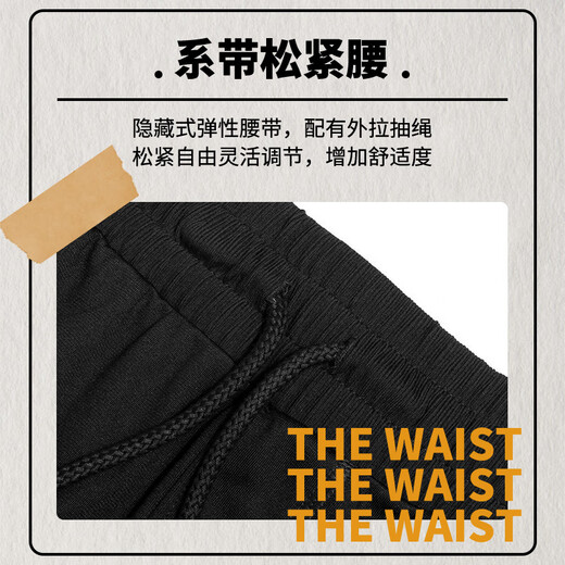 UNDERARMOR Men's Pants 2025 Winter New Sports Pants Fitness Training Pants Loose and Lightweight Black Straight Pants Men's Knitted Straight-Pocket Zipper-Black 2XL (185) /94A