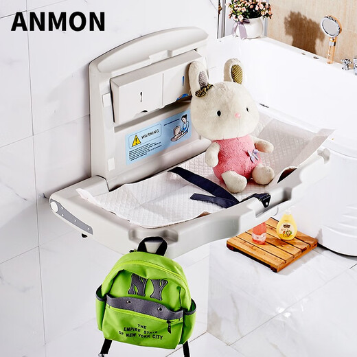 Der dritte Badezimmer Babypflege Tisch faltbare Wandmontierte Kinderwindentischwechsel Tisch Mutter und Baby Badezimmer Sitz Babysicherheit Sitz am Typ 1