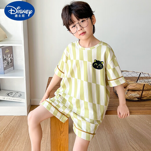 
Disney boys pajamas children's summer pure cotton short-sleeved shorts thin 2025 new boys summer home clothing set TMZ2023079 short-sleeved (UP3.0 cloud-sensing pure cotton) 170 cm Recommended 160-170cm13-15 years old