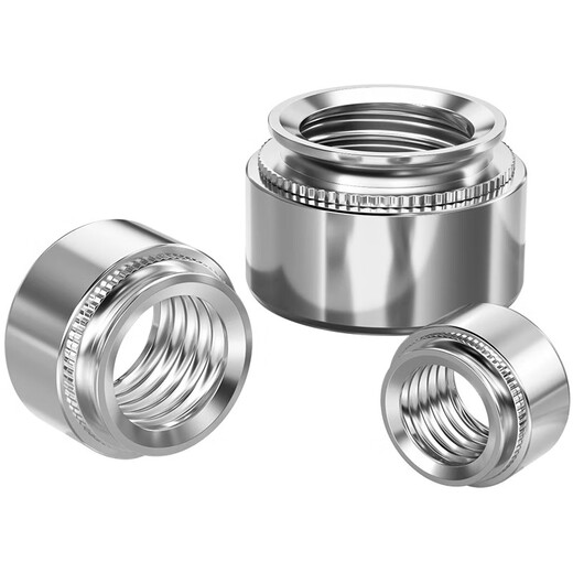 Tianzhuo Hardware CLS SP American and British 304/410 stainless steel pressure rivet nut pressure plate nut sheet metal pressure joint nut M8-1 5 pieces 316