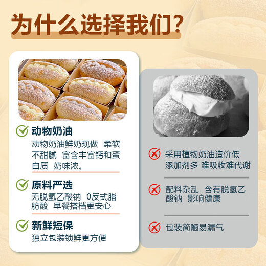 嘟赴椰蓉奶油肉松面包夹心蛋糕早餐三明治老式糕点心零食16包约880克