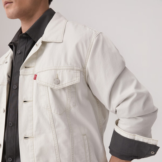 Levi's Levi's 25th New Men's Fashion Casual Loose Workwear Style Off-White Jacket Off-White A5782-0066 L