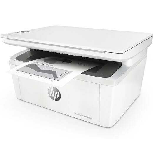 惠普（HP）打印机 办公家用 M30w A4黑白激光复印机扫描机一体机手机无线连接学生作业家庭 M30w标配【三合一/无线连接】
