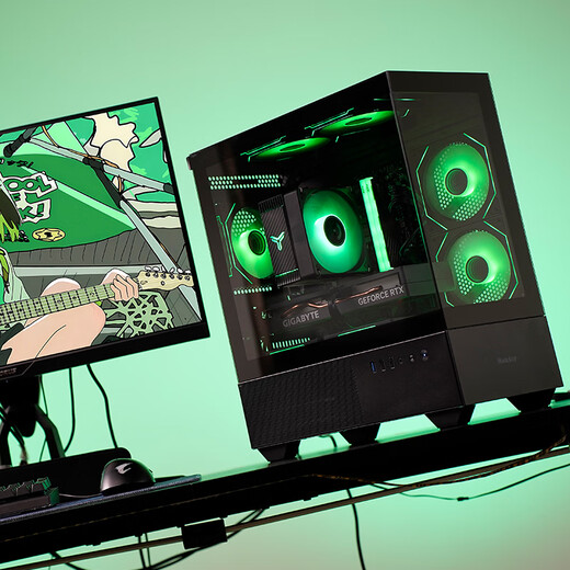 GIGABYTE RTX5060/5060Ti/14th Generation i5 14490KF/12600F Sea View Room E-Sports Network Game AI Design Drawing Office Rendering DIY Desktop Computer Host Complete Machine Three i5 12600KF丨RTX5060Ti