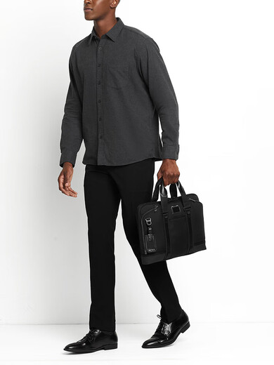TUMIN Alpha Bravo Series Men's Portable Briefcase Computer Bag Selection Benefit Carbon Black 02327 Default Specifications
