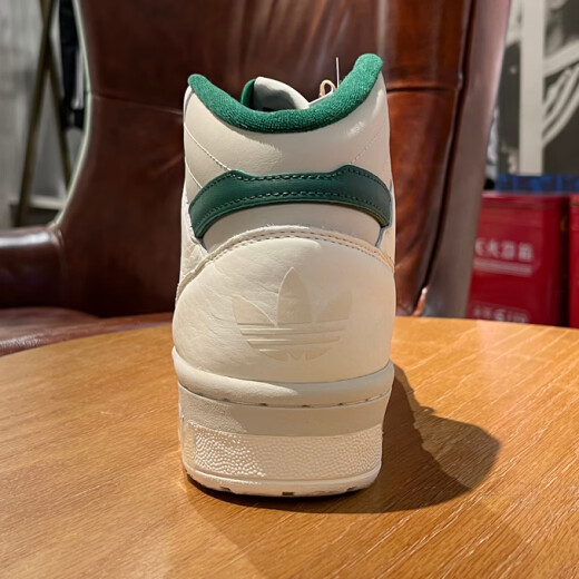 阿迪达斯 （adidas）三叶草男鞋女鞋2025新款夏季高帮板鞋防风保暖加厚休闲鞋运动鞋 ID6211白绿 39