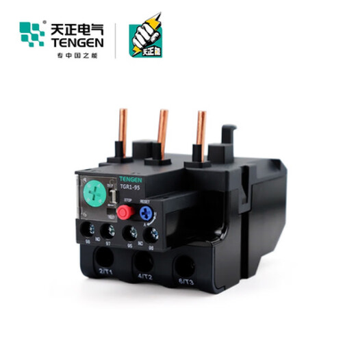 天正热继电器1-18/3895热过载保护器380电动机过保护0 TGR1-18 0.25-0.4A配TGC1-06