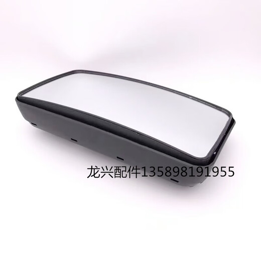鸿森驰适用于重汽王牌757B捷狮腾狮左右大小倒车镜后视镜反光镜圆镜配件 大小一套