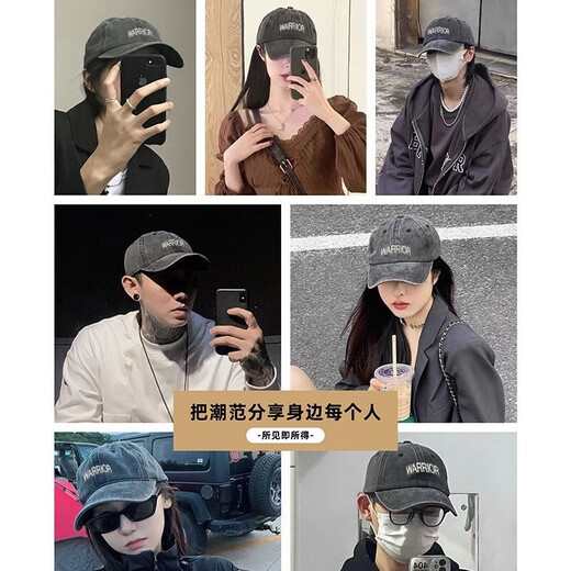回力大头围帽子男士秋冬四季鸭舌帽logo潮牌棒球帽潮流加深牛仔帽