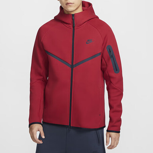 
Nike (NIKE) jacket for men's spring new fitness training sportswear hooded windproof casual jacket HV0950-010 HV0950-687 fitness red/black M