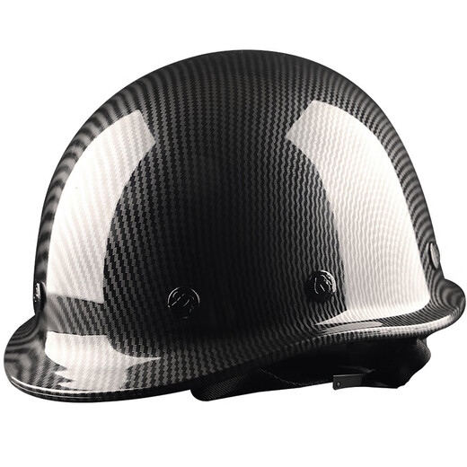Originalkonzept Custom Logo Schwarz Konstruktion Site National Standard ABS -Helm Kohlefaser Muster Hut Leader Supervisor Q1SN9923 Hellgelb Runde Helm
