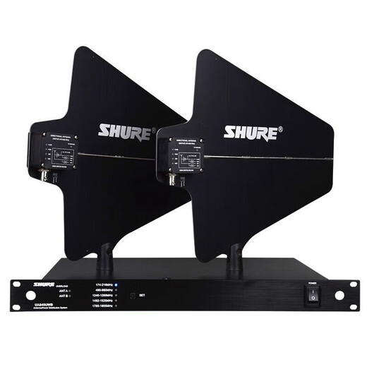 舒尔（SHURE）UA845/844天线放大器户外无线话筒接收信号功率增强器 UA844(4路)360度全指向天线