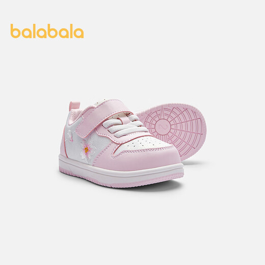 Balabala children's shoes children's toddler shoes baby shoes girls' sneakers national style embroidered 2025 spring and autumn shoes 208125145007