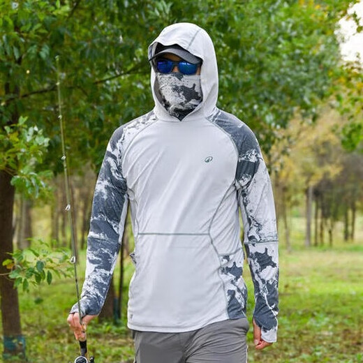Deklonfischerei-Pullover Sport mit Kapuze mit Kapuzen-Sonnenschutz T-Shirt-5425737