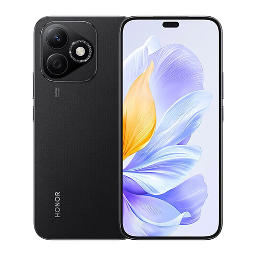 Honor X60i 24-month interest-free, 5G full network, fingerprint unlocking, thin and light, long battery life, high-brightness OLED eye-protecting large screen, IP64 waterproof, ultra-high-performance mobile phone, Magic Night Black 12+256G, official standard configuration, free 2-year store extended warranty + 30-day broken screen protector
