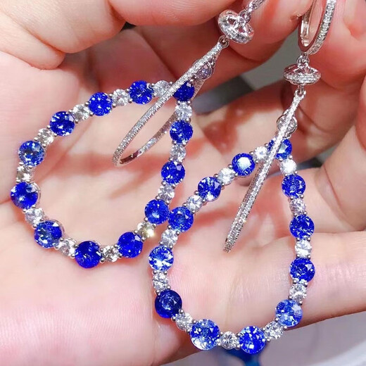 Weizi Sri Lanka purchasing naked ring face pendant mining area unfired sapphire Tanzanite gold emerald tourmaline live broadcast room 100 yuan special shooting