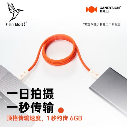 CANDYSIGN制糖工厂兼容雷电5数据线USB4全功能240W快充Type-C苹果iPhone17/16细雳线16K视频投屏线快充线