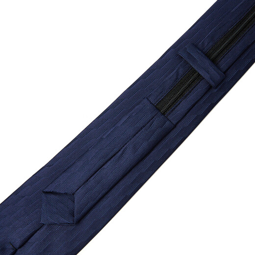 Seven brand men's tie men's formal wear business zipper wedding groom's no-touch suit shirt accessories tie Navy blue See details